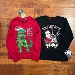Two funny boys long sleeve Tees New With Tag
